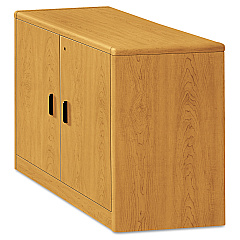 HON 10700 Series Locking Storage Cabinet, 36w x 20d x 29 1/2h, Harvest (107291CC)