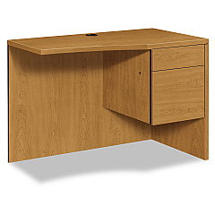 HON 10500 Series Curved Return, Right, 42w x 18-24d x 29 1/2h, Harvest (105817RCC)