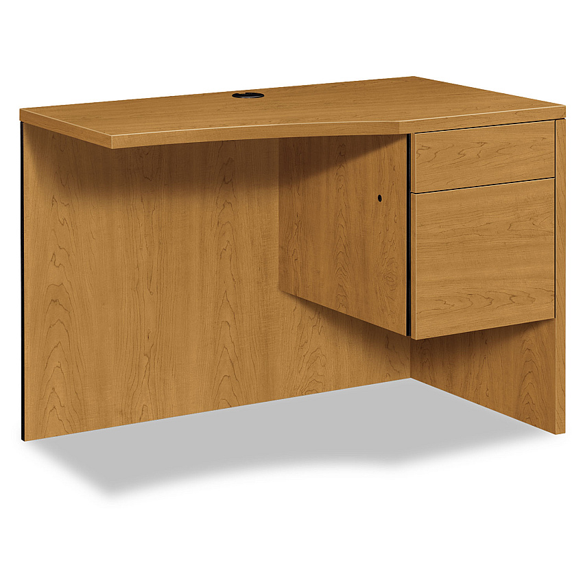 HON 10500 Series Curved Return, Right, 42w x 18-24d x 29 1/2h, Harvest (105817RCC)