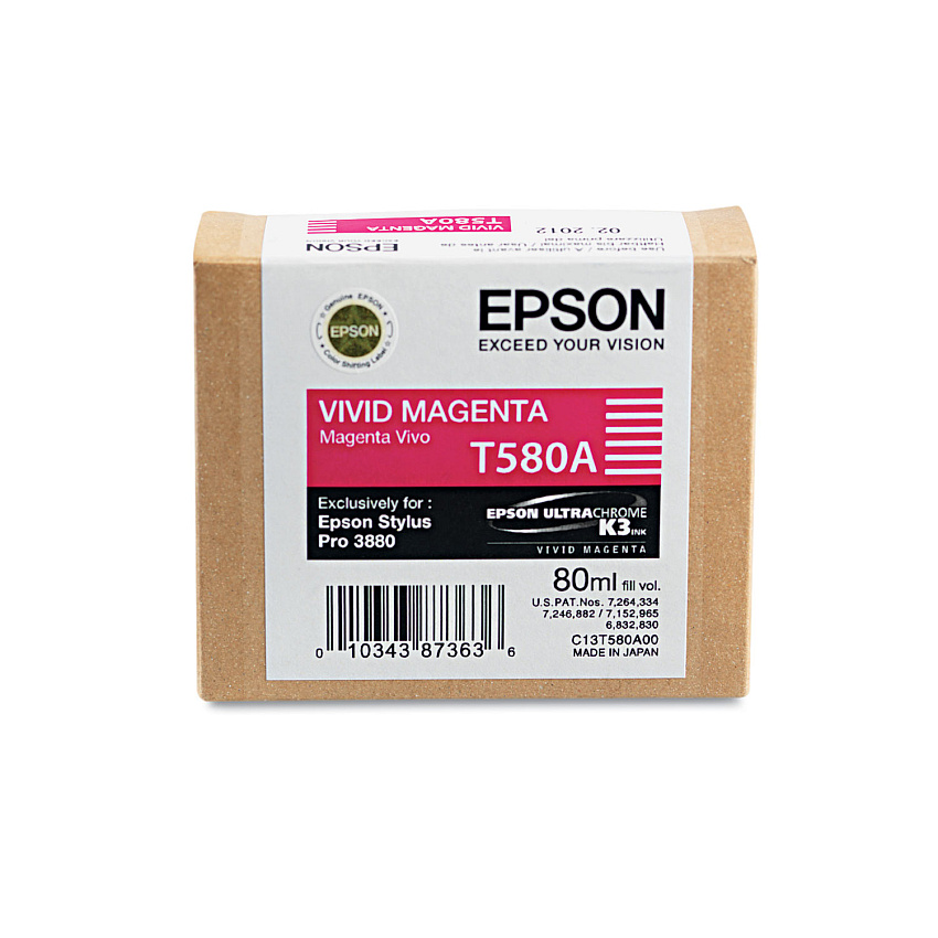 Epson T580A00 Vivid Magenta Ink Cartridge