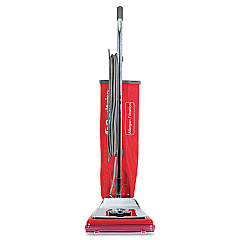 Sanitaire TRADITION Upright Vacuum SC888K, 12" Cleaning Path, Chrome/Red (SC888N)