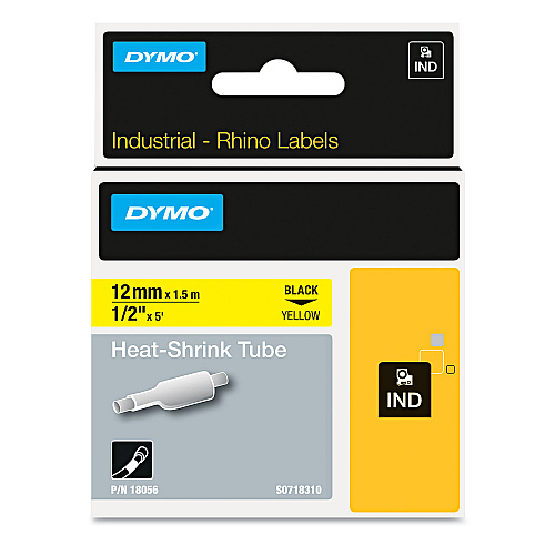 Dymo 18055 Heat Shrink Tube Labels