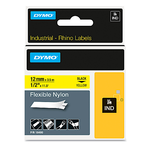 Dymo 18490 Flexible Nylon Labels