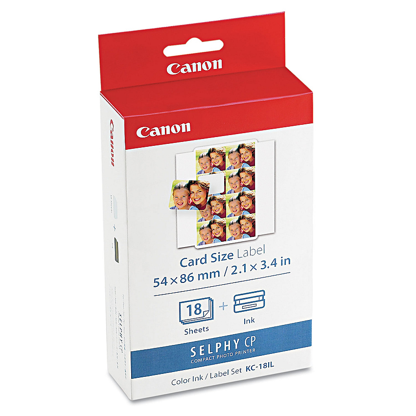 Canon KC-18IL Color Ink Label Set