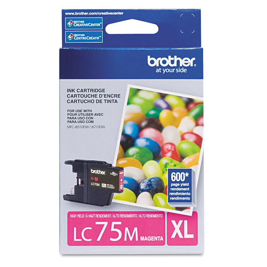 Brother LC75M Magenta Ink Cartridge