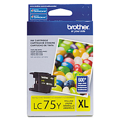 Brother LC75Y Yellow Ink Cartridge