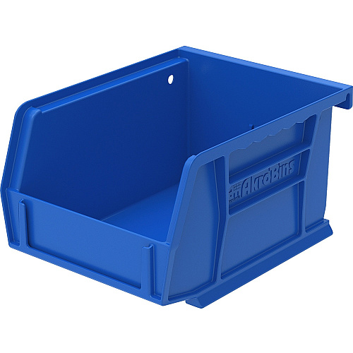 Akro-Mils Akrobins Storage Bin 3" Height x 4.10" Width x 5.40" Depth - Unbreakable, Water Proof, Stackable, Corrosion Proof - Blue - Polymer - 1 Each (30210B)