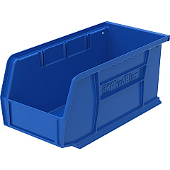 Akro-Mils Akrobins Storage Bin 5" Height x 5.50" Width x 10.90" Depth - Unbreakable, Water Proof, Stackable, Corrosion Proof - Blue - Polymer - 1 Each (30230B)