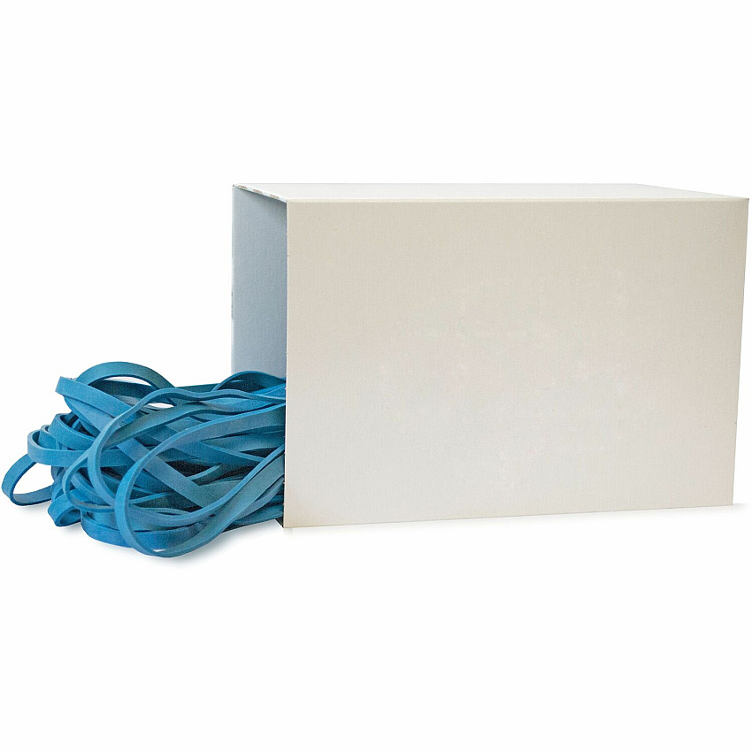 Alliance Rubber SuperSize Industrial-Strength Large Rubber Bands Size: Large - 17" Length x 0.3" Width - Reusable, Elastic, Heavy Duty, Strong, Stretchable - Latex - Blue - 50 / Box (07818)