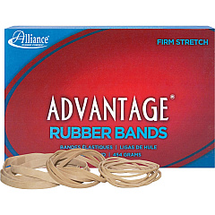 Alliance Rubber Advantage Rubber Bands Size: #54 - Stretchable, Elastic - Natural Crepe - 1 Box (26545)