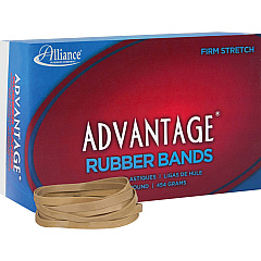 Alliance Rubber Advantage Rubber Bands Size: #64 - 3.5" Length x 0.3" Width - Natural - 320 / Box (26645)
