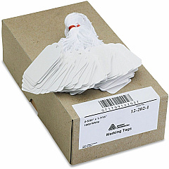 Avery® Marking Tags, String, 2-5/32" x 1-7/16" , 1,000 Tags 2.16" Length x 1.44" Width - Rectangular - Twine Fastener - Cotton, Polyester, Card Stock - White - 1000 / Box (12202) Avery® Marking Tags, String, 2-5/32" x 1-7/16" , 1,000 Tags 2.16" Length x 1.44" Width - Rectangular - Twine Fastener - Cotton, Polyester, Card Stock - White - 1000 / Box (12202)