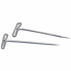 Gem Office Products T-pins 2" Length - Nickel - Steel - 100 / Box (85T) Gem Office Products T-pins 2" Length - Nickel - Steel - 100 / Box (85T)