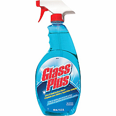 Diversey Glass Plus Multi-Surface Cleaner 32 fl oz (1 quart) - Non-streaking, Non Ammoniated - Blue Bottle - 1 Each (94378)
