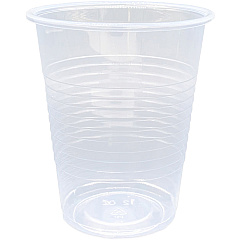 Genuine Joe 12 oz Transparent Beverage Cups 12 fl oz - Clear - Plastic - Cold Drink - 100/Pack - 10 / Carton (GJO10435)