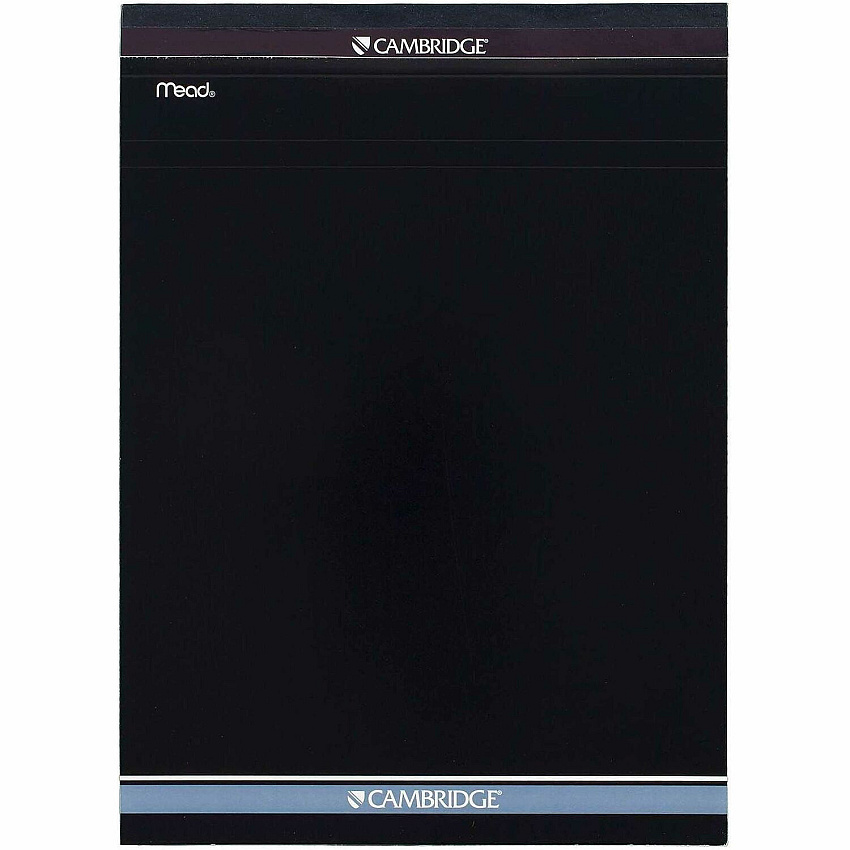 Mead Quad Ruled Stiff - Back Planning Pad - Letter 80 Sheets - Letter - 8 1/2" x 11" Sheet Size - Assorted Paper - Navy Cover - Heavyweight, Micro Perforated, Stiff-back - 1 Pad (59878)