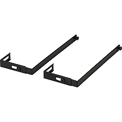 Officemate Adjustable Partition Hangers x 7" Length - Metal - Black - 2 / Pair (21460) Officemate Adjustable Partition Hangers x 7" Length - Metal - Black - 2 / Pair (21460)