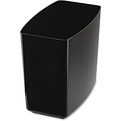 Officemate 2200 Series Wastebasket 5 gal Capacity - 12.5" Height x 13.8" Width x 8.4" Depth - Black - 1 Each (22262)
