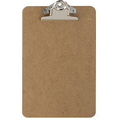 Officemate Hardboard Clipboards 1" Clip Capacity - 6" x 9" Sheet Size - Clamp - Hardboard - Brown - 1 Each (83103) Officemate Hardboard Clipboards 1" Clip Capacity - 6" x 9" Sheet Size - Clamp - Hardboard - Brown - 1 Each (83103)