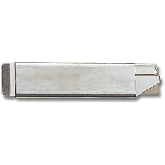 Officemate Single-Sided Razor Blade Carton Cutter x 0.9" Width x 4" Length - Steel - 12 / Box (94966)