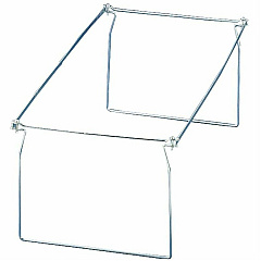 Officemate Hanging Folder Frames Letter - 24" to 27" Long - Steel - Stainless Steel - 6 / Box (98620) Officemate Hanging Folder Frames Letter - 24" to 27" Long - Steel - Stainless Steel - 6 / Box (98620)