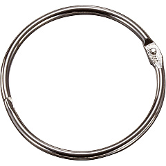 Officemate Loose-Leaf Book Rings 2" Diameter - Silver - Metal - 50 / Box (99704)