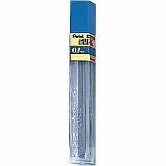 Pentel Super Hi-Polymer Leads 0.7 mm , Medium Point - 2H - Black Lead - 12 / Tub (502H) Pentel Super Hi-Polymer Leads 0.7 mm , Medium Point - 2H - Black Lead - 12 / Tub (502H)