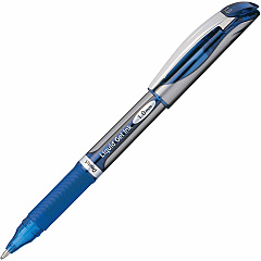 Pentel EnerGel Deluxe Liquid Gel Pen 1 mm Bold Pen Point - Refillable - Blue Ink - Gel-based - Silver Barrel - 1 Each (BL60C) Pentel EnerGel Deluxe Liquid Gel Pen 1 mm Bold Pen Point - Refillable - Blue Ink - Gel-based - Silver Barrel - 1 Each (BL60C)