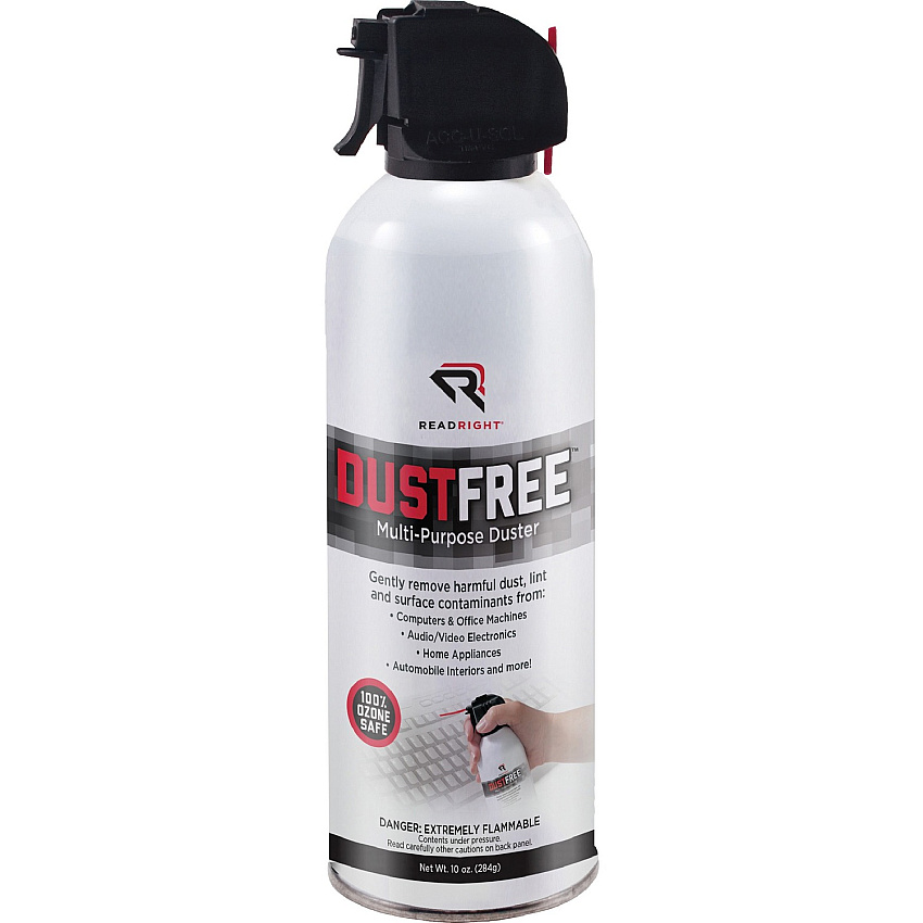 Read Right Dust-Free Multi-purpose Dusters For Keyboard, Desktop Computer, Home/Office Equipment - Ozone-safe - 1 Each (RR3700)