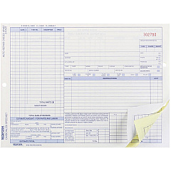 Rediform 3-part Auto Repair Order Forms 3 Part - Carbonless Copy - 11" x 8.50" Sheet Size - Assorted Sheet(s) - Blue Print Color - 1 Pack (4P487)