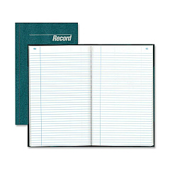 Rediform Granite Series Record Books 300 Sheet(s) - Gummed - 7.25" x 12.25" Sheet Size - Blue - White Sheet(s) - Blue Print Color - Blue Cover - Recycled - 1 Each (56031)