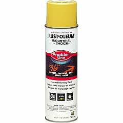 Rust-Oleum Industrial Choice White M1800 Marking Paint Spray Aerosol - High Visibility Yellow - 1.06 lb - 1 Each (203034)