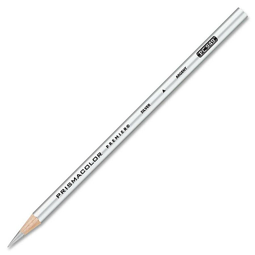 Prismacolor Premier Metallic Pencils Metallic Silver Lead - 12 / Dozen (3375)