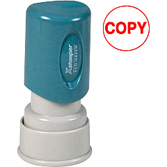 Xstamper Pre-Inked COPY Stamp Message Stamp - COPY - 0.63" Impression Diameter - Red - Recycled - 1 Each (11407)