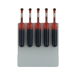 Xstamper Preinked Stamps Ink Cartridge Refills Red Ink - 0.17 fl oz - 5 / Pack (22011)