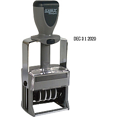 Xstamper 10-Year Self-Inking Line Dater Date Stamp - Black - Plastic, Metal Plastic - 1 Each (40150) Xstamper 10-Year Self-Inking Line Dater Date Stamp - Black - Plastic, Metal Plastic - 1 Each (40150)