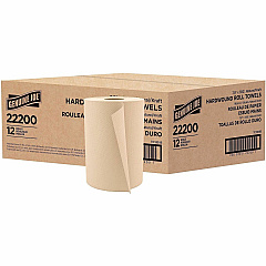 Genuine Joe Embossed Hardwound Roll Towels 7.87" Width x 350 ft Length - 2" Core - Natural - 12 / Carton (GJO22200) Genuine Joe Embossed Hardwound Roll Towels 7.87" Width x 350 ft Length - 2" Core - Natural - 12 / Carton (GJO22200)