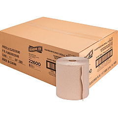 Genuine Joe Embossed Hardwound Roll Towels 7.90" Width x 800 ft Length - 2" Core - Natural - 6 / Carton (GJO22600) Genuine Joe Embossed Hardwound Roll Towels 7.90" Width x 800 ft Length - 2" Core - Natural - 6 / Carton (GJO22600)