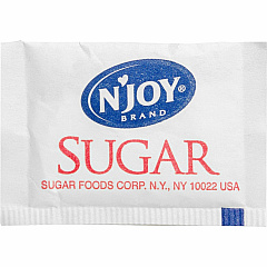Njoy N'Joy Sugar Packets 0.099 oz (2.8 g) - Natural Sweetener - 2000 / Box (72101)