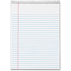 TOPS Docket Wirebound Legal Writing Pads - Letter 70 Sheets - Wire Bound - 0.34" Ruled - 16 lb Basis Weight - Letter - 8 1/2" x 11" Sheet Size - 11" Height x 8.5" Width - White Paper - Perforated, Hard Cover, Stiff-back, Spiral Lock - 3 / Pack (63633) TOPS Docket Wirebound Legal Writing Pads - Letter 70 Sheets - Wire Bound - 0.34" Ruled - 16 lb Basis Weight - Letter - 8 1/2" x 11" Sheet Size - 11" Height x 8.5" Width - White Paper - Perforated, Hard Cover, Stiff-back, Spiral Lock - 3 / Pack (63633)