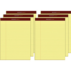 TOPS Docket Gold Legal Pads - Letter 50 Sheets - Double Stitched - 0.34" Ruled - 20 lb Basis Weight - Letter - 8 1/2" x 11" Sheet Size - Canary Paper - Burgundy Binding - Perforated, Hard Cover, Heavyweight, Bond Paper, Resist Bleed-through, Easy (63956) TOPS Docket Gold Legal Pads - Letter 50 Sheets - Double Stitched - 0.34" Ruled - 20 lb Basis Weight - Letter - 8 1/2" x 11" Sheet Size - Canary Paper - Burgundy Binding - Perforated, Hard Cover, Heavyweight, Bond Paper, Resist Bleed-through, Easy (63956)