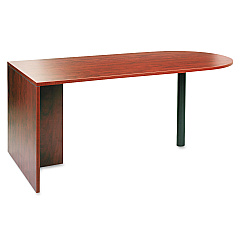 Alera Valencia Series D-Top Desk, 71" x 35.5" x 29.63", Medium Cherry (ALEVA277236MC)