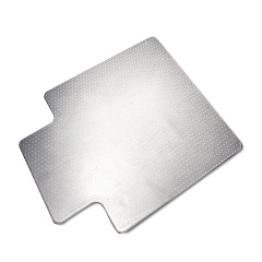 AbilityOne 7220015772528, SKILCRAFT PVC Chair Mats, Low to Medium Pile Carpet, 60 x 46, Clear