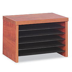 Alera Valencia Under Counter File Organizer Shelf, 15.75w x 9.88d x 10.88h, Cherry (ALEVA316012MC)