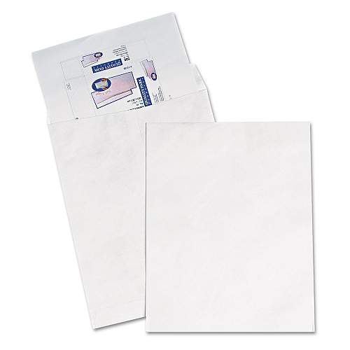 Survivor Catalog Mailers Made of DuPont Tyvek, Square Flap, Redi-Strip Closure, 14.25 x 20, White, 25/Box (R5106)