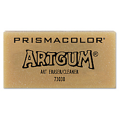Prismacolor ARTGUM Eraser, For Pencil Marks, Rectangular Block, Large, Off White, Dozen (73030)