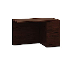 HON 10500 Series L Workstation Return, Full-Height Right Ped, 48w x 24d, Mahogany (105905RNN)