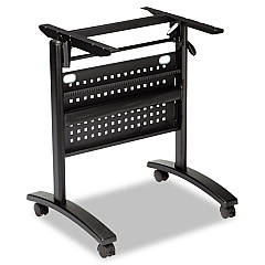 Alera Valencia Flip Training Table Base, Modesty Panel, 28.5 x 19.75 x 28.5, Black (ALEVA734836BK)