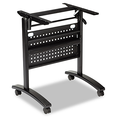 Alera Valencia Flip Training Table Base, Modesty Panel, 28.5 x 19.75 x 28.5, Black (ALEVA734836BK)