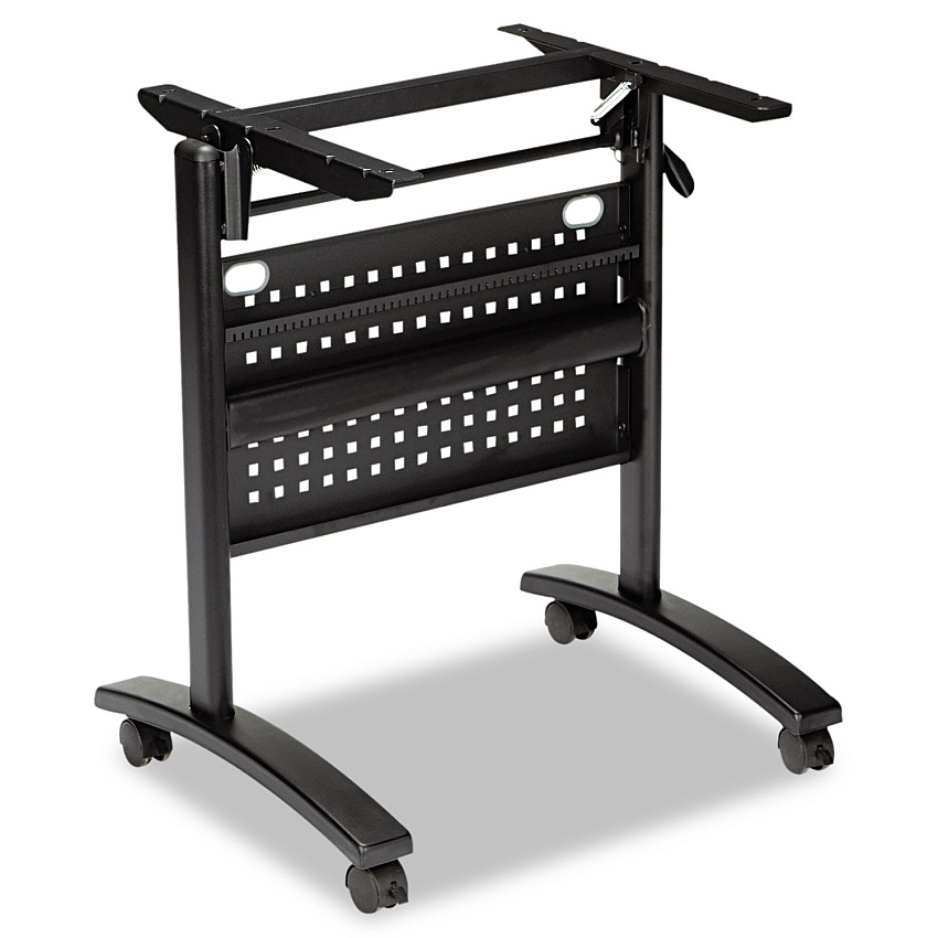 Alera Valencia Flip Training Table Base, Modesty Panel, 28.5 x 19.75 x 28.5, Black (ALEVA734836BK)